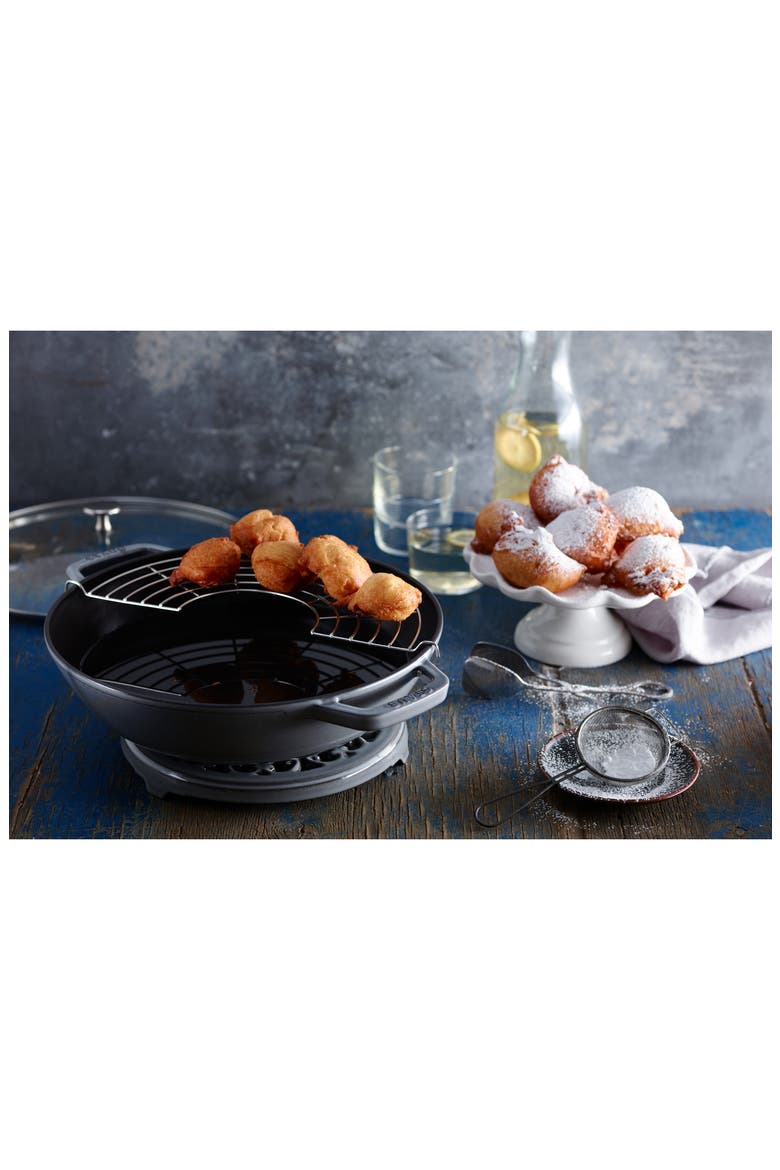 4.5-Quart Enameled Cast Iron Perfect Pan, Alternate, color, GRAPHITE