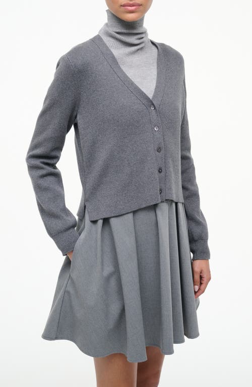 Staud Milo Dress In Gray