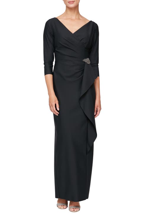 Contour Collection Bead Detail Sheath Gown
