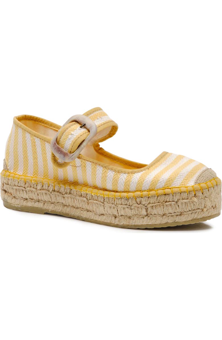 Free People Surfside Platform Espadrille, Main, color, Lemon Zest