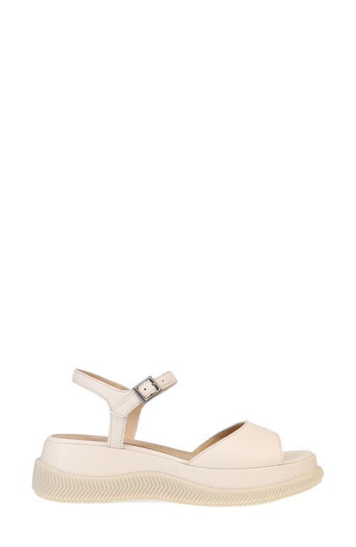 Eileen Fisher Ario Sporty Leather Wedge Sandals