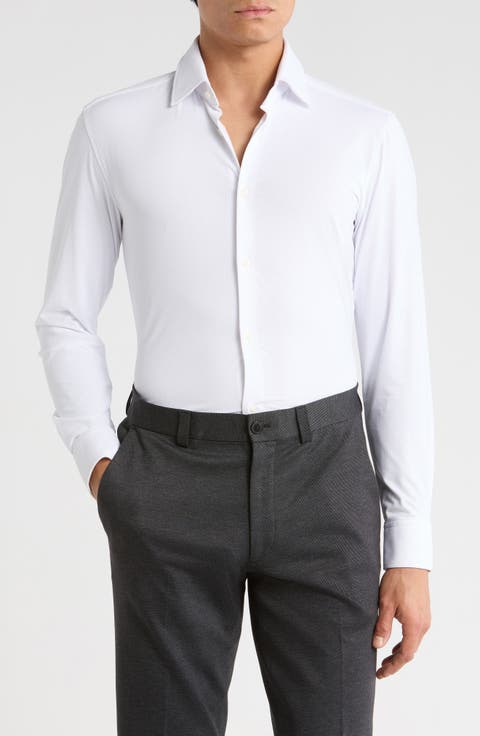 Hank Kent Slim Fit Performance Stretch Dress Shirt