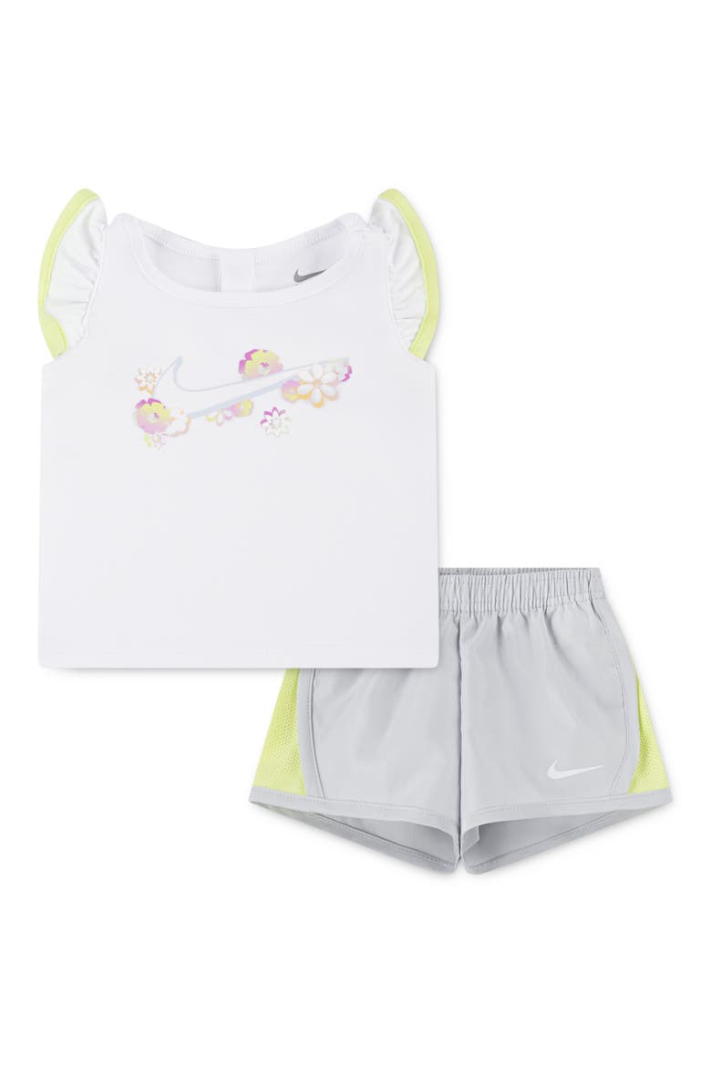 Flow-Ral Tempo T-Shirt & Shorts Set, Main, color, PURE PLATINUM