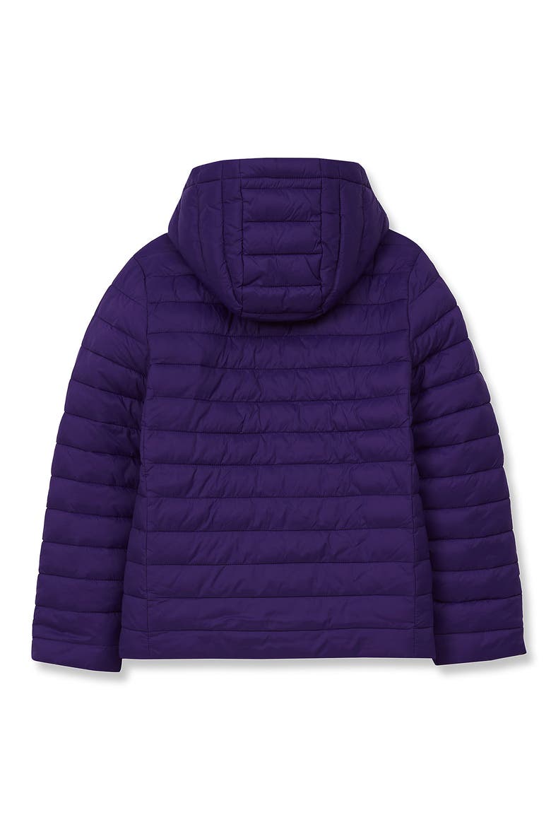 Kids ThermoPlume Packable Hooded Jacket, Alternate, color, Deep Purple