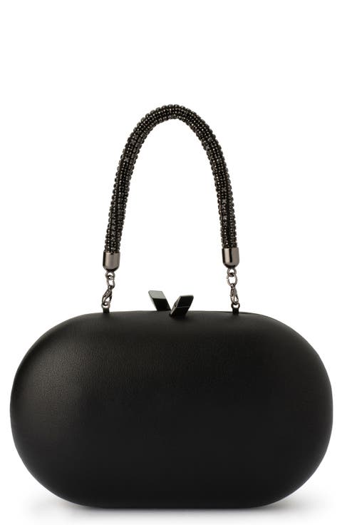 Anya Crystal Handle Clutch