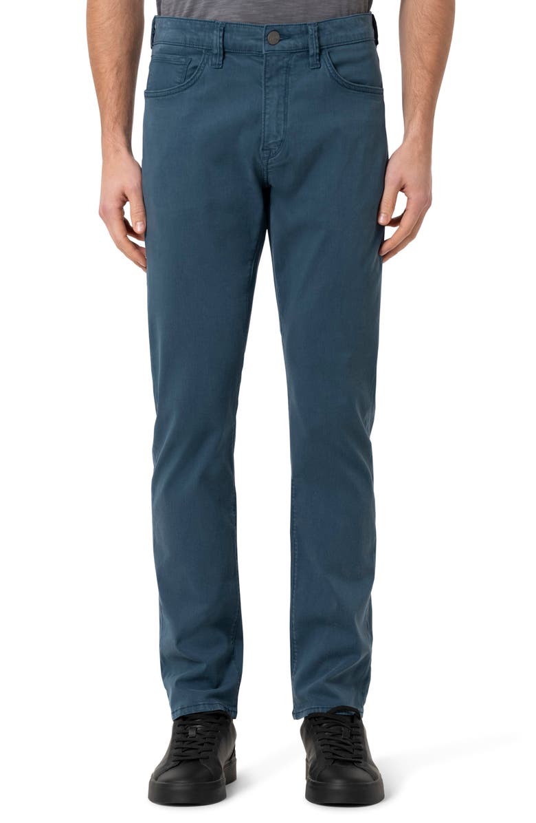 34 Heritage Courage Stretch Cotton Twill Straight Leg Pants, Main, color, Petrol Twill
