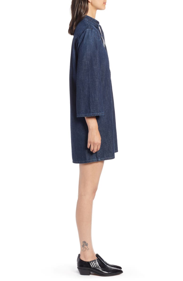 AG Fable Denim Shift Dress, Alternate, color, Finnian