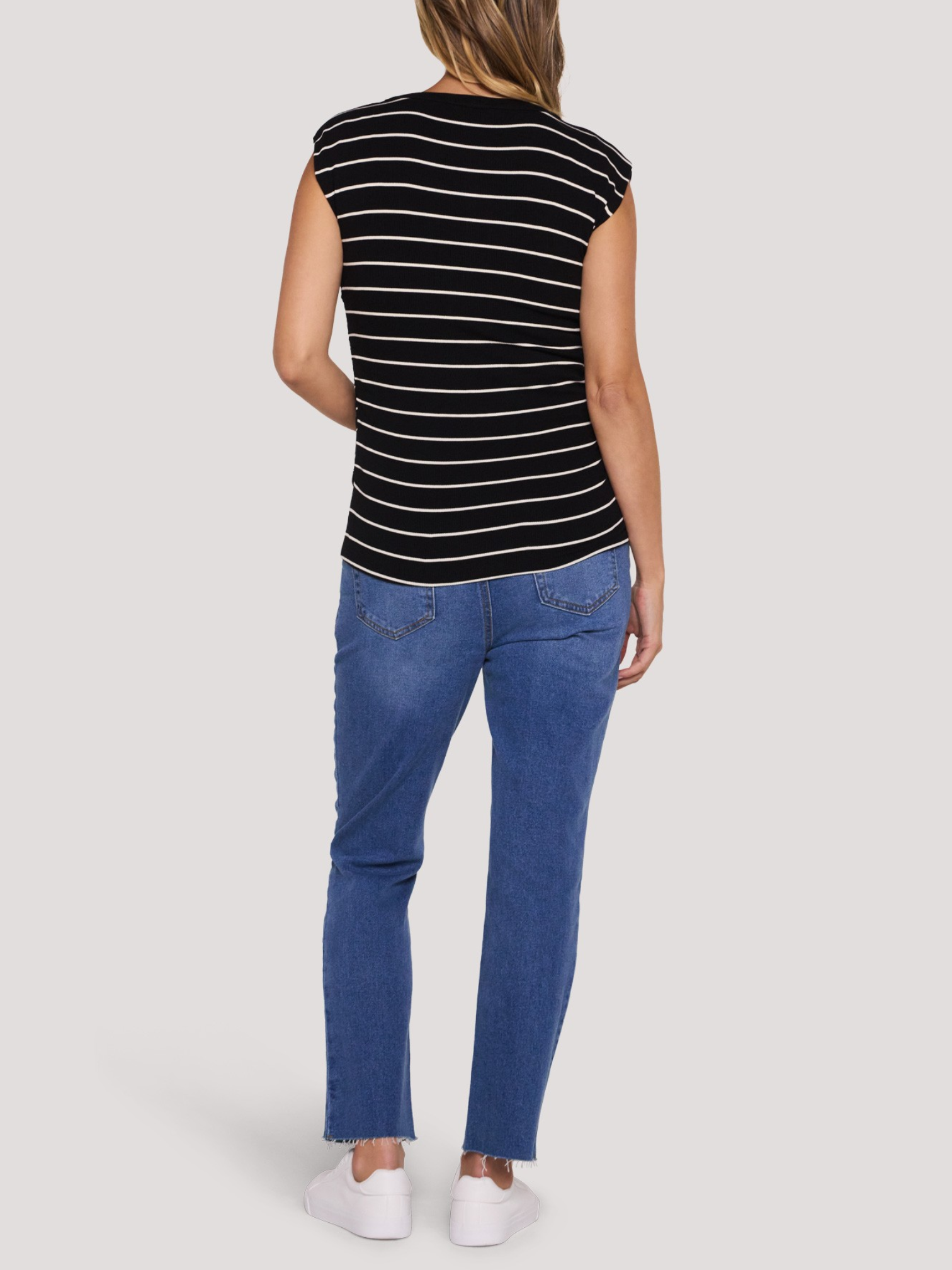 Ruched Henley Muscle Tee - image 4