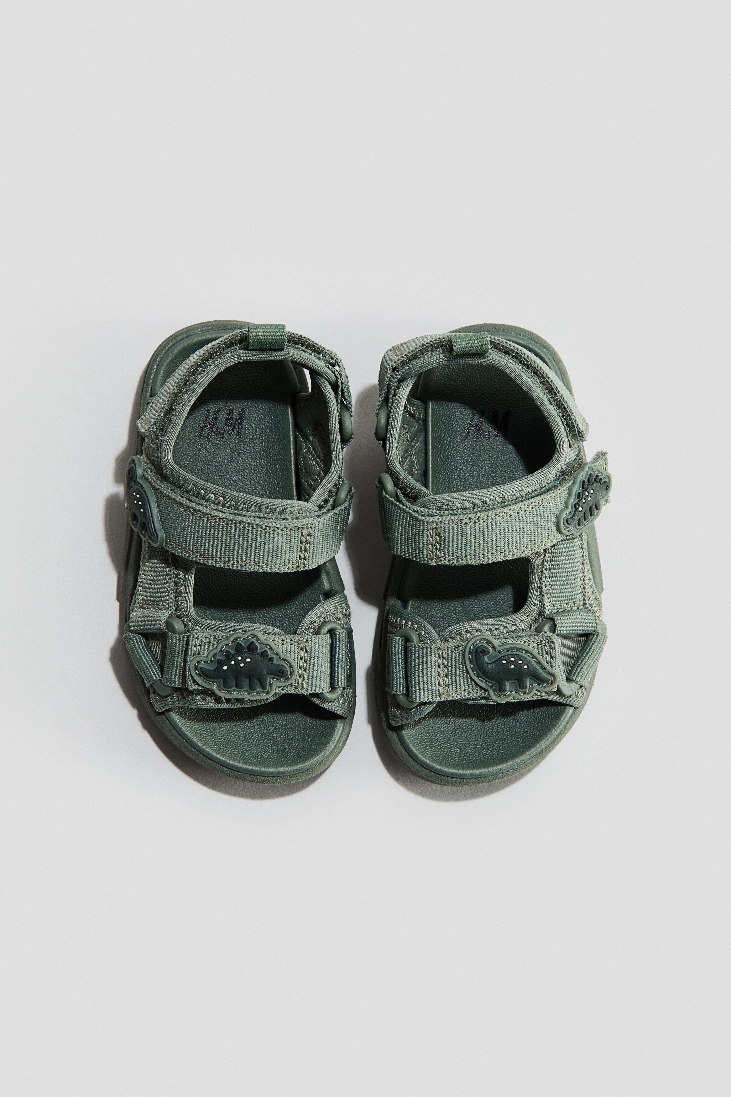 H&M Scuba Sandals, Alternate, color, Green