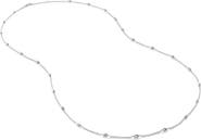 Monica Vinader Orbit Oval Station Necklace