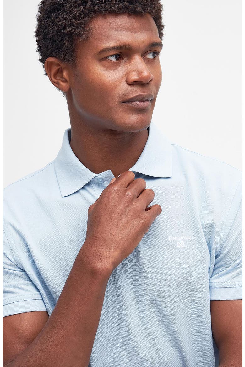 Lightweight Sports Piqué Polo, Alternate, color, CHAMBRAY BLUE