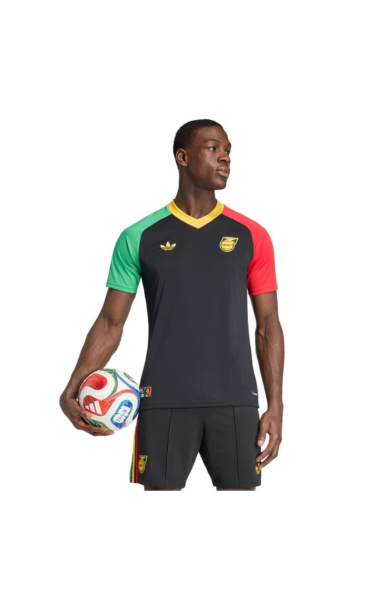 adidas Men's adidas Black Jamaica National Team 2026 Pre-Match Training Jersey, Main, color, Black