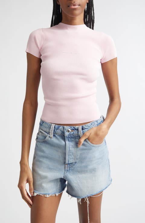 Jacquard Logo Rib Sweater