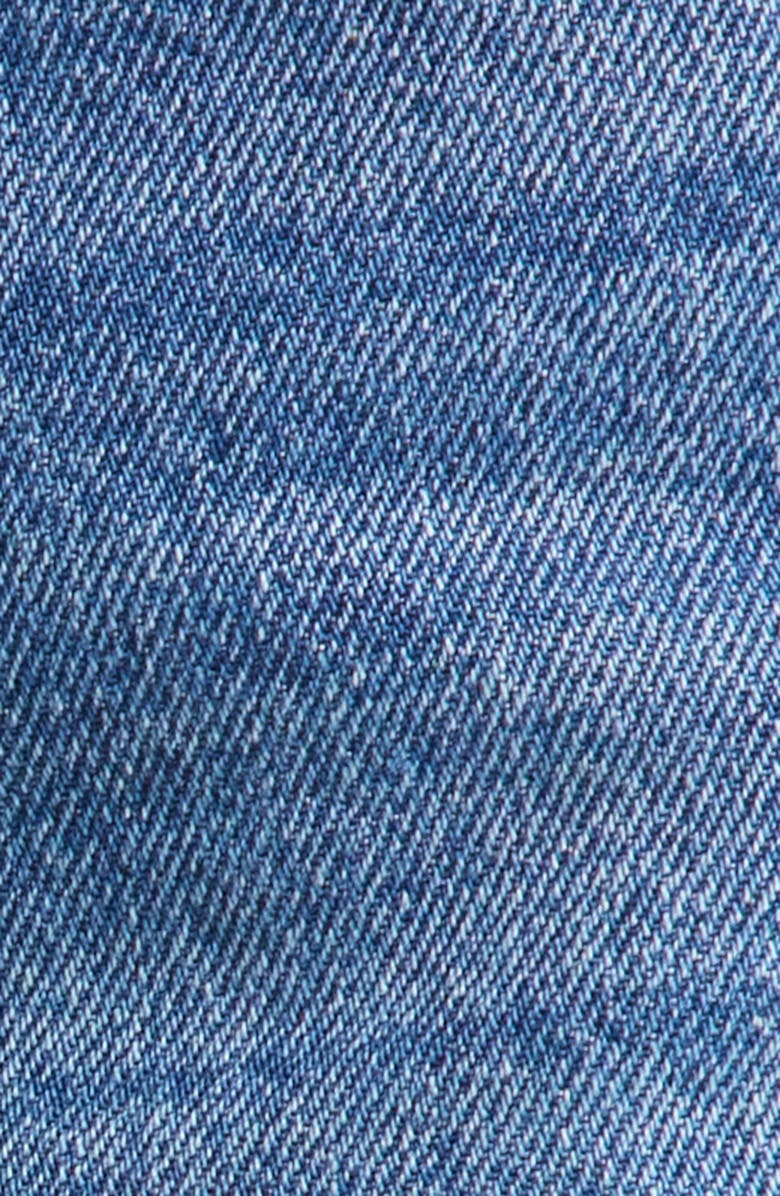 MOTHER The Dodger Denim Cutoff Shorts, Alternate, color, Green Thumb