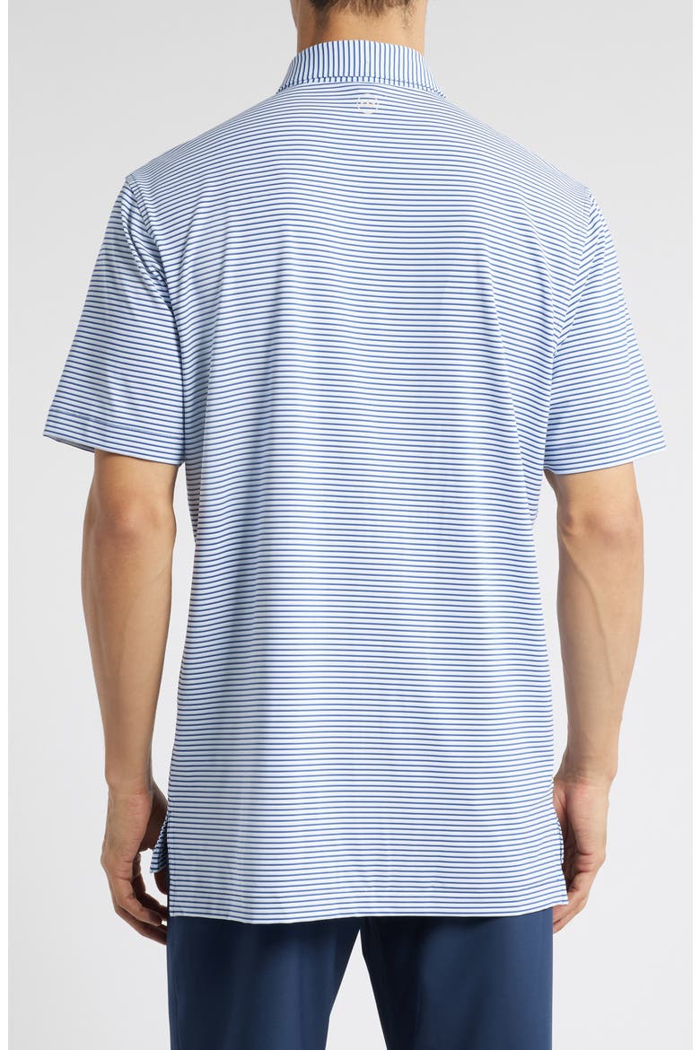 Linden Stripe Performance Jersey Polo, Alternate, color, SPORT NAVY