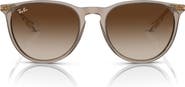 Ray-Ban Erika 54mm Gradient Round Sunglasses