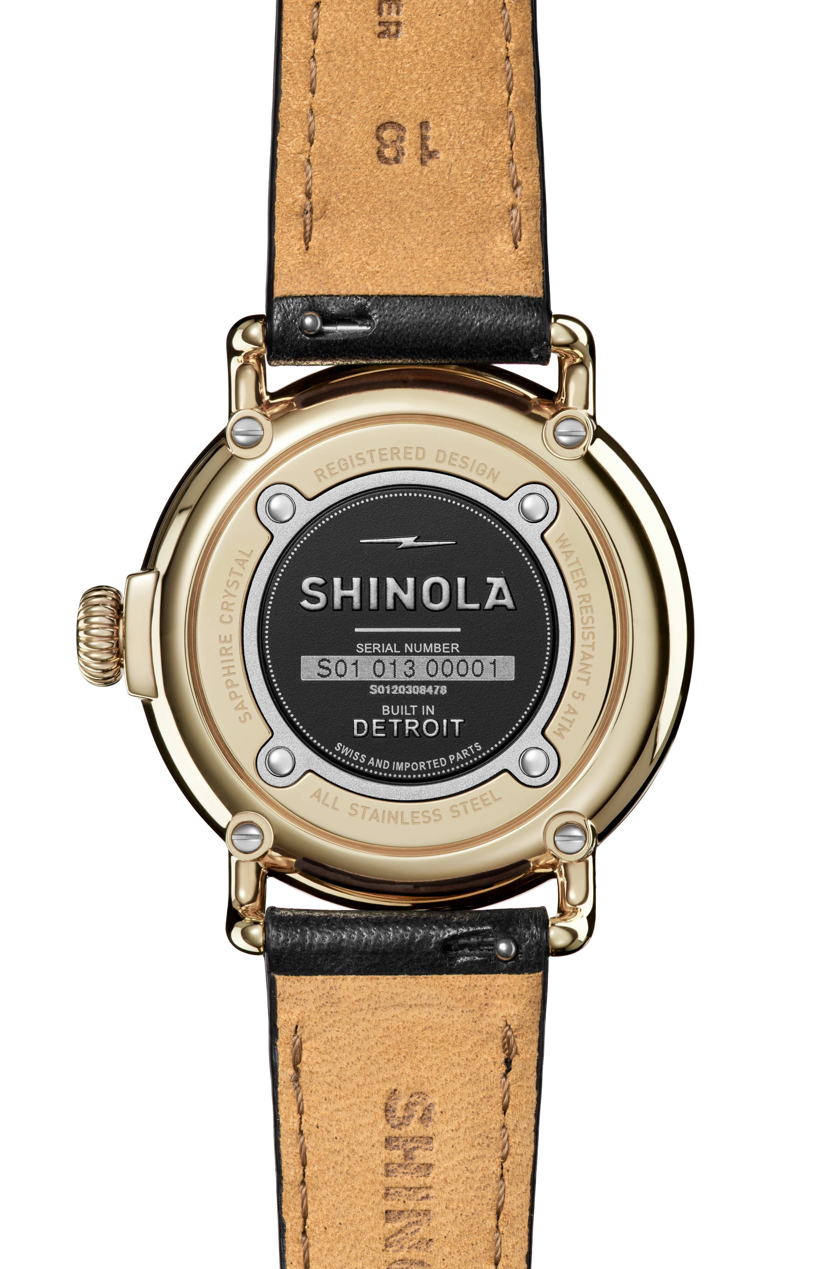 Runwell Leather Strap Watch, 36mm (Women) | Nordstrom