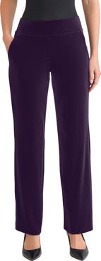 Jones New York Pull-On Straight Leg Pants