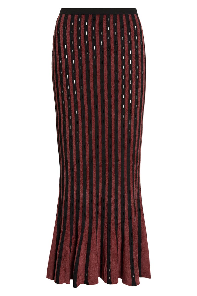 Jacky Metallic Jacquard Midi Skirt, Main, color, RAISIN MULTI