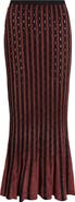 ZANKOV Jacky Metallic Jacquard Midi Skirt