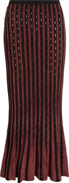 ZANKOV Jacky Metallic Jacquard Midi Skirt