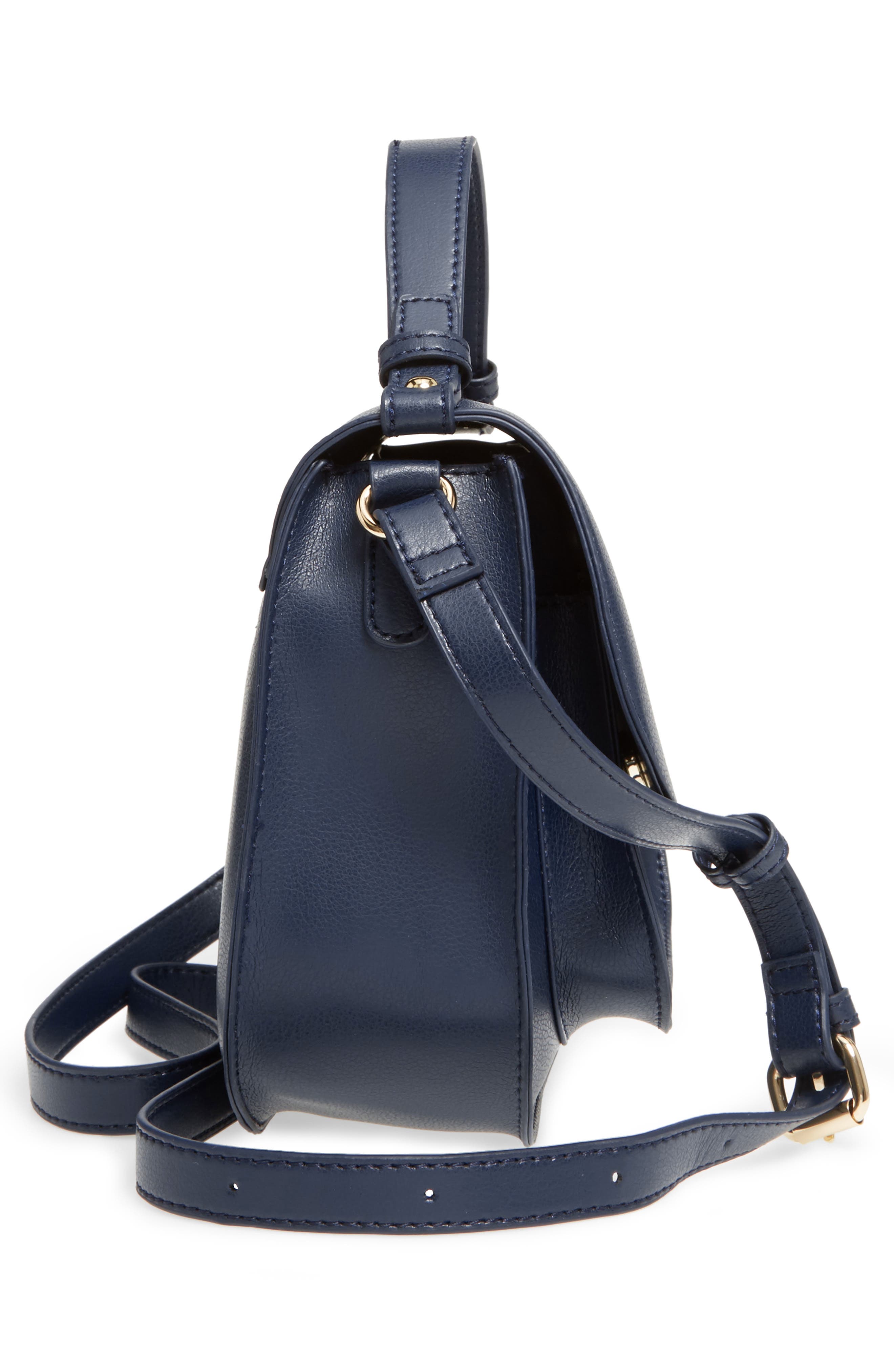 Sole Society Faux Leather Crossbody Bag, Alternate, color, 