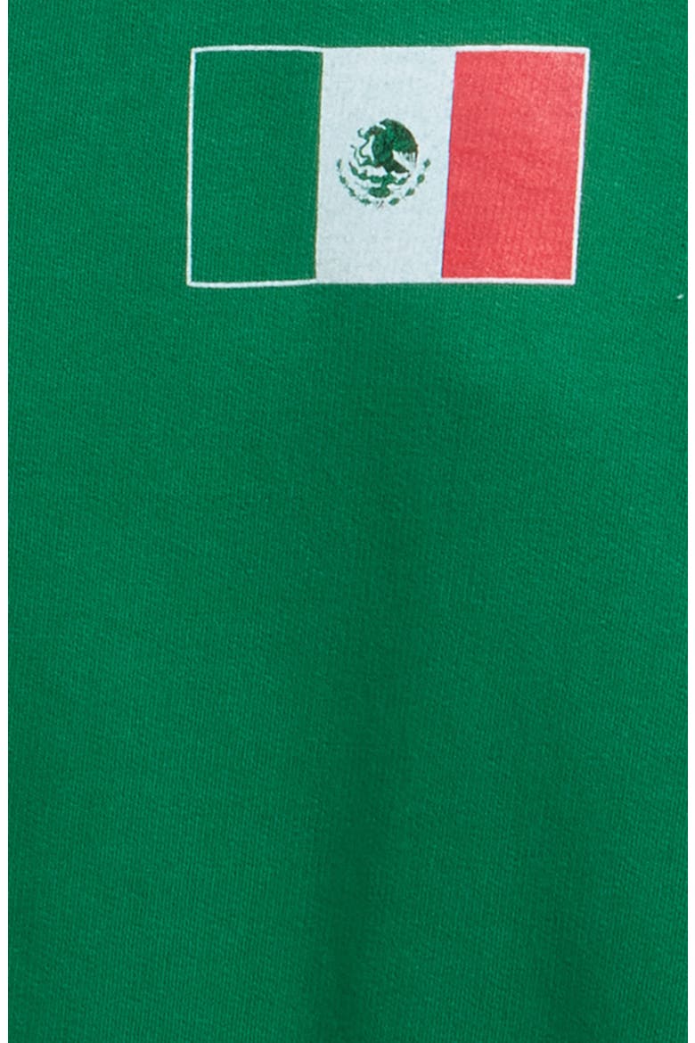 Kids' Mexico Crewneck Fleece Sweatshirt, Alternate, color, GREEN