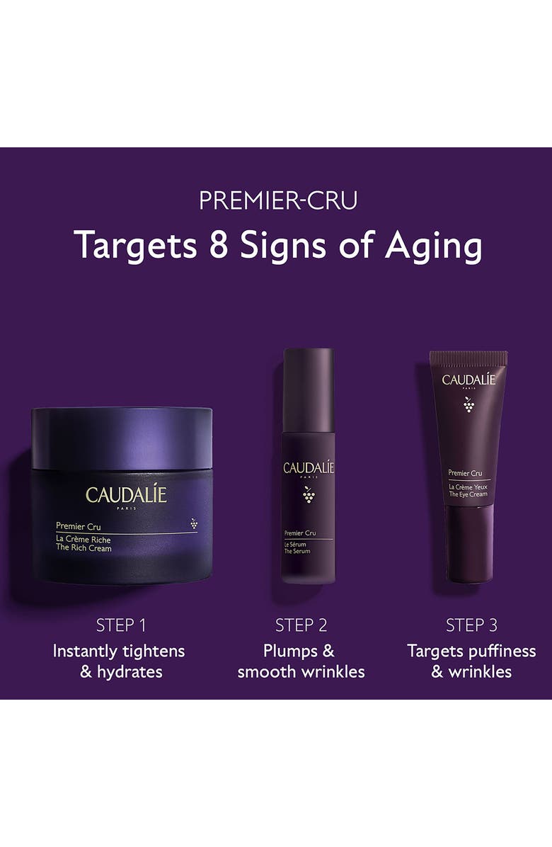 CAUDALÍE Premier Cru 3-Piece Anti-Aging Skincare Gift Set $204 Value, Alternate, color,