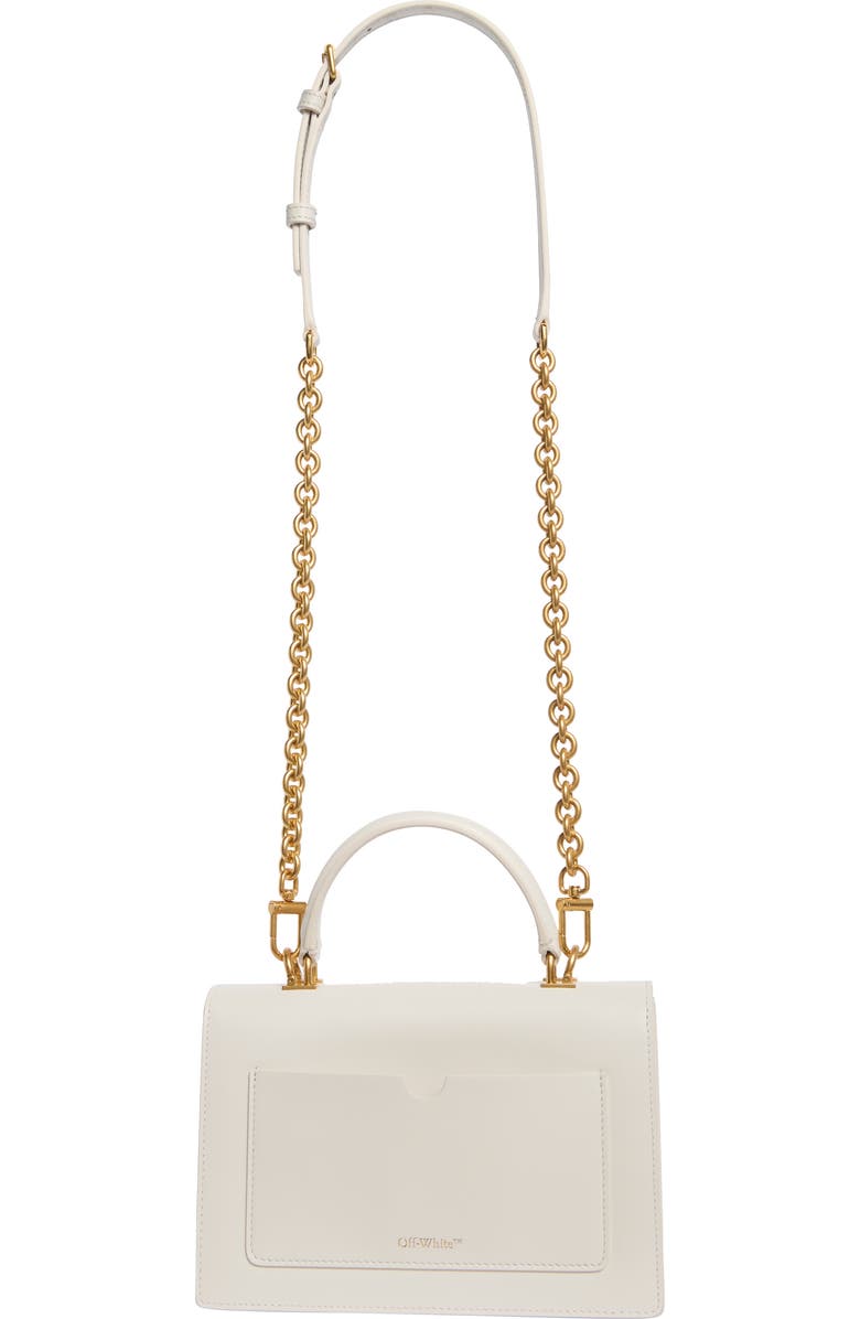 Off-White Jitney 1.4 Leather Top Handle Bag, Alternate, color,