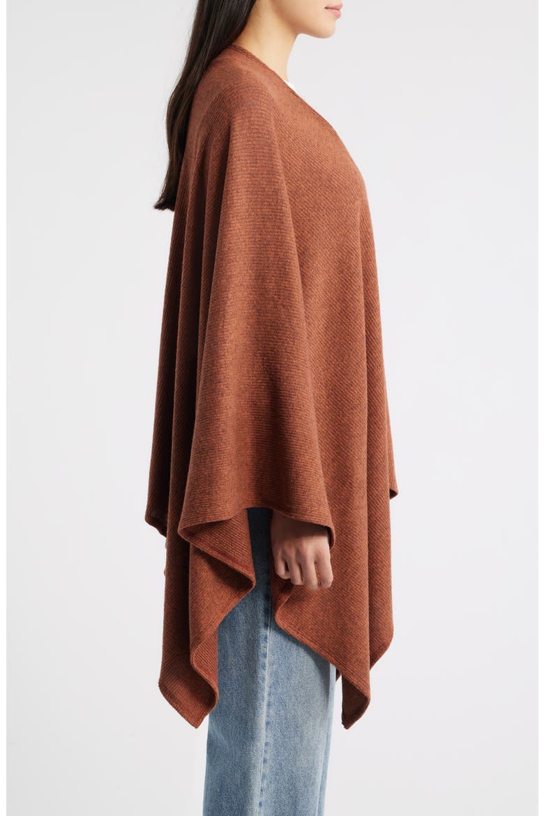 Rib Shawl, Alternate, color, RUST