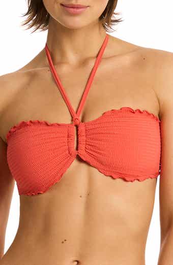 Sea Level Messina Ring Bandeau Bikini Top