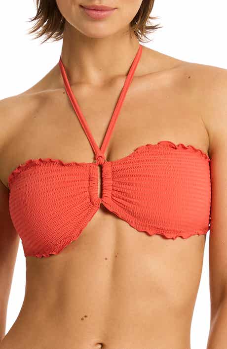 Sea Level Messina Ring Bandeau Bikini Top