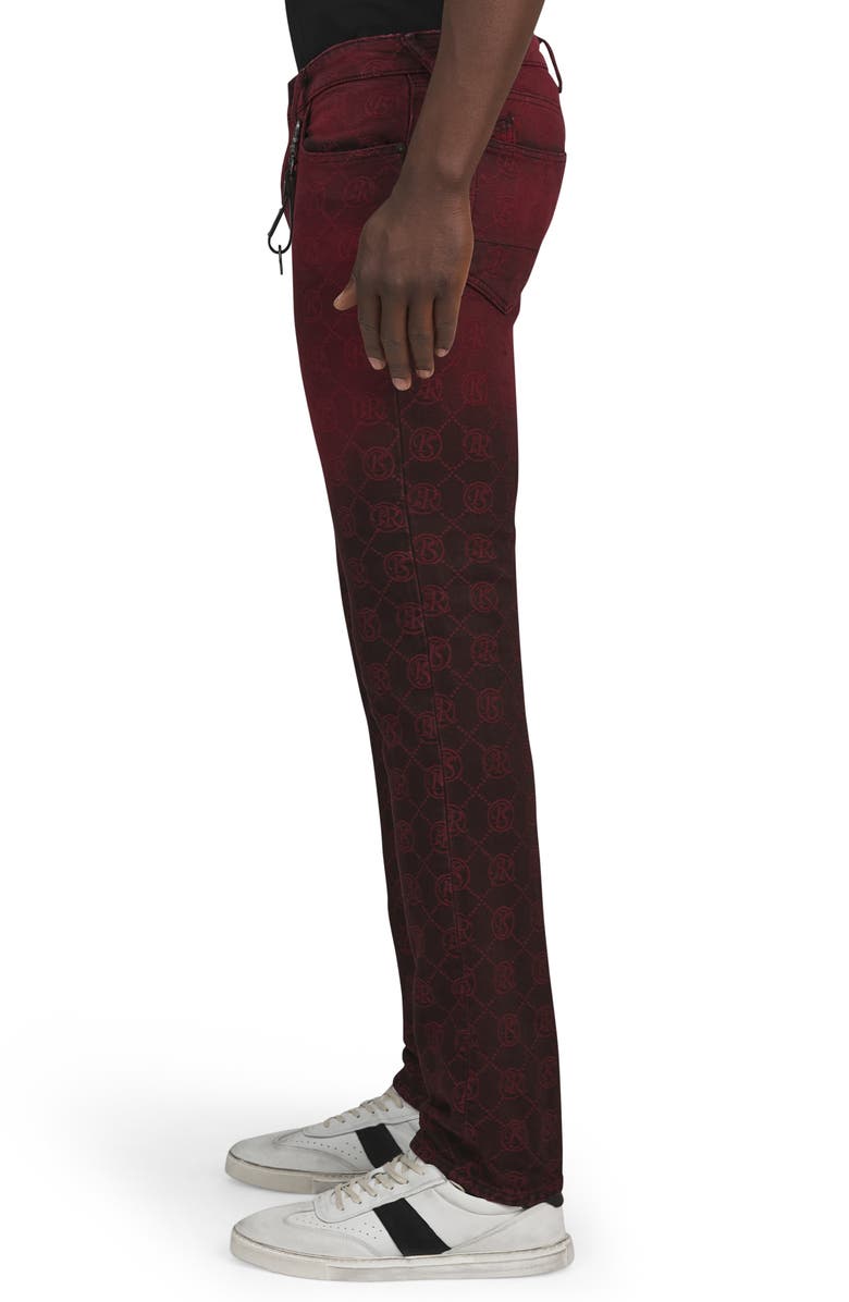 PRPS Purgatory Logo Print Straight Leg Jeans, Alternate, color,