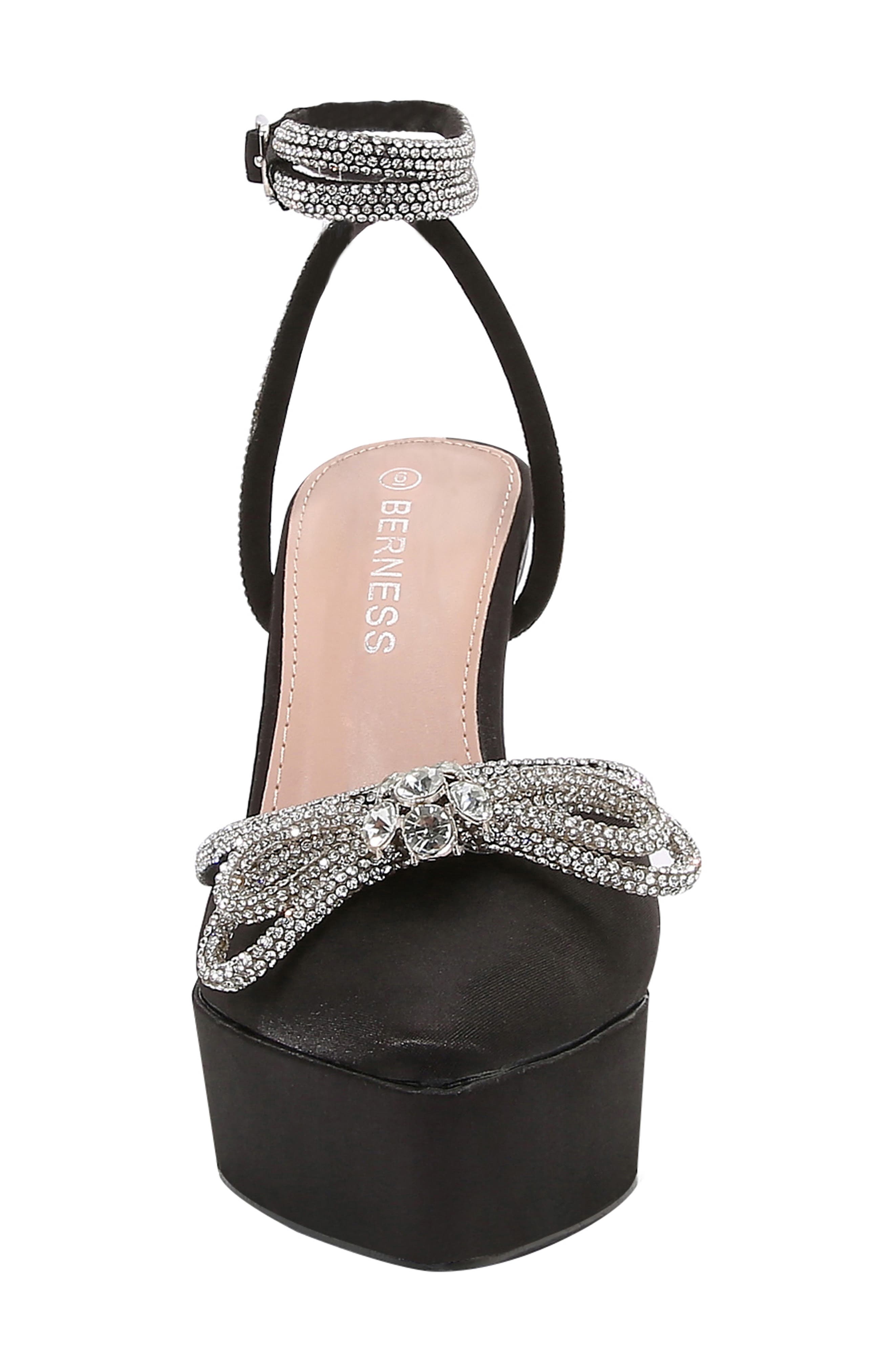 BERNESS Dahlia Rhinestone Platform Pump, Alternate, color, 