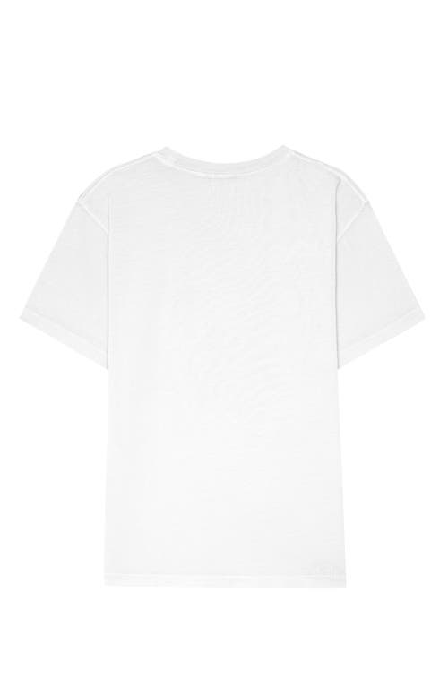 Dalix Mens Lil Martini Midweight Garment Dye Tee In White