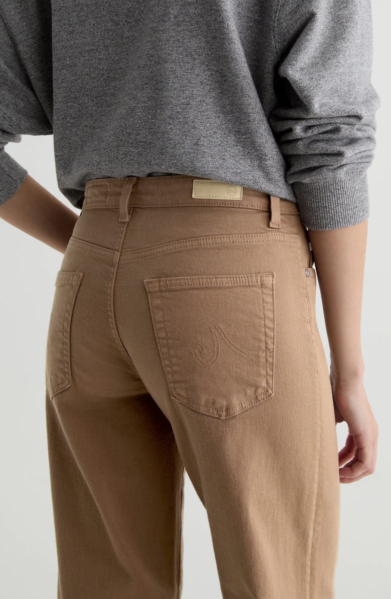 AG Saige Mid Rise Ankle Wide Leg Jeans, Alternate, color, Melange Stone