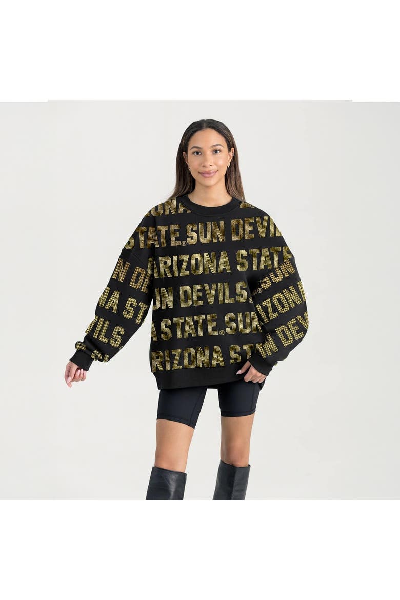 Women's Gameday Couture  Black Arizona State Sun Devils Hype Era Sweatshirt, Main, color, Black