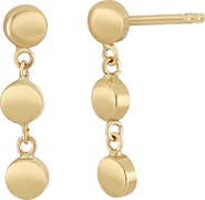 Bony Levy 14K Gold Linear Drop Earrings