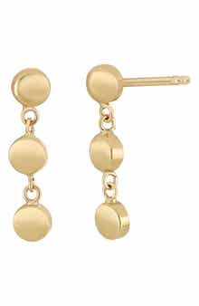 Bony Levy 14K Gold Linear Drop Earrings