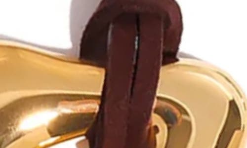 Macrae & Co . Polished Metallic Pendant Necklace In Gold