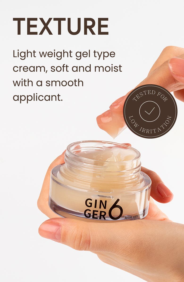 Ginger6 Active Gel Water Cream, Alternate, color, 
