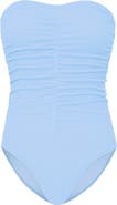 Milly Textured Ruched One-Piece Swimsuit