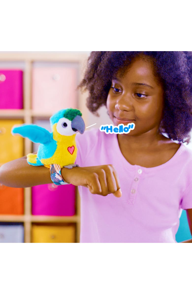 Happy Yappers Birds 2 Pack, Cockatoo and Blue Parrot Interactive Plush Toy, Alternate, color, Multicolored