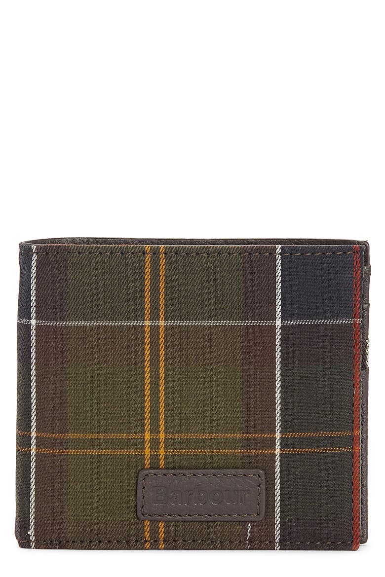 Tartan Plaid RFID Bifold Wallet, Main, color, CLASSIC TARTAN