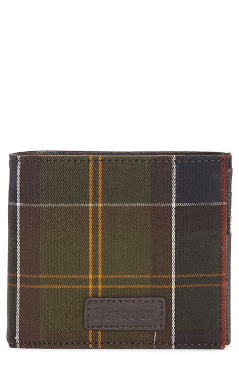 Tartan Plaid RFID Bifold Wallet