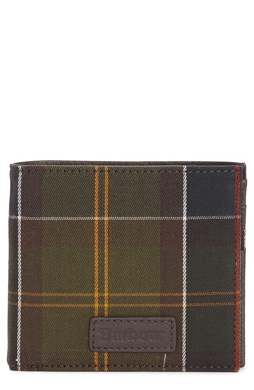 Barbour Mens Tartan Cotton Wallet Classic Tartan In Multi