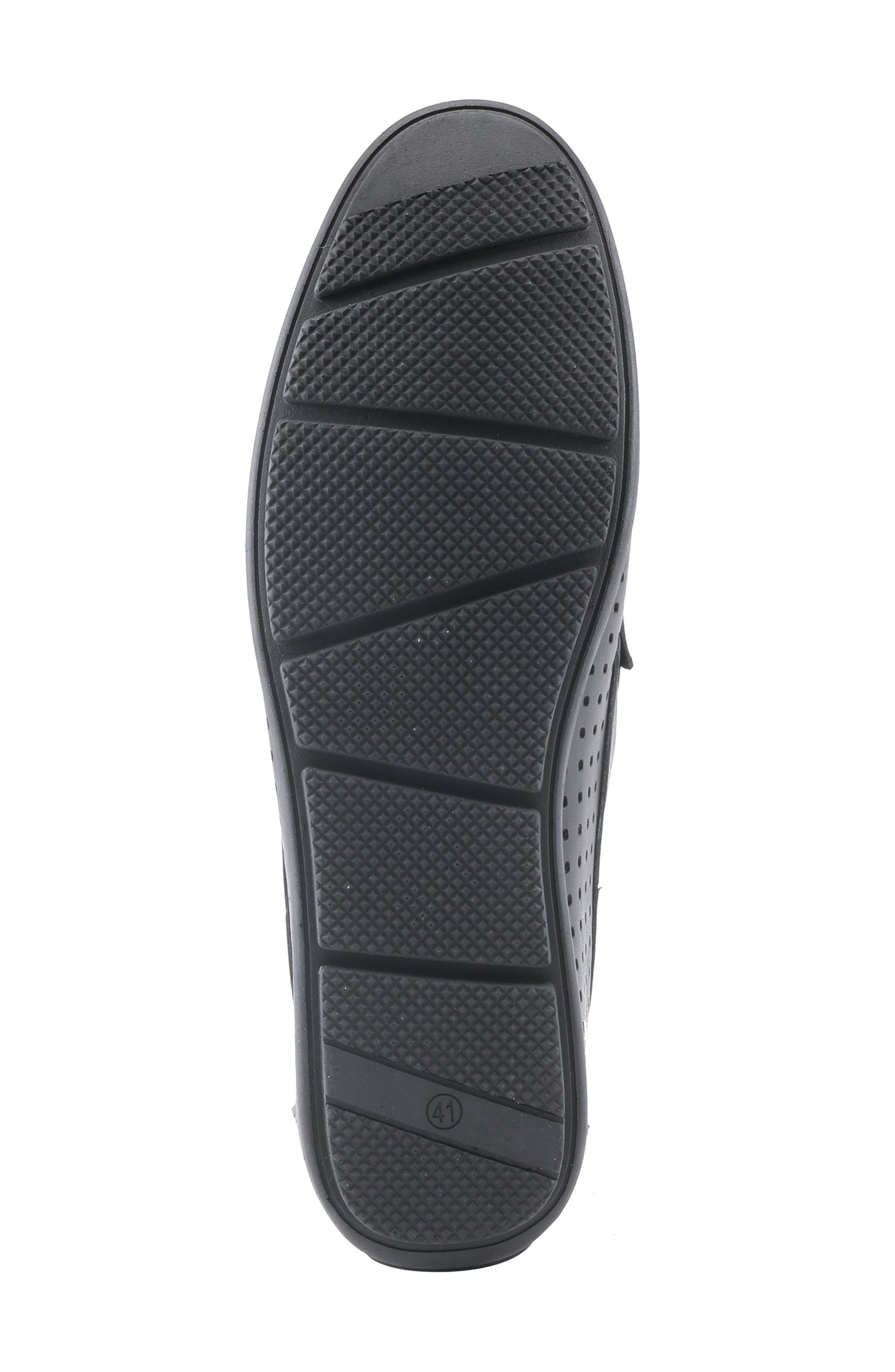 Spring Step Crispin Leather Loafer, Alternate, color, Black