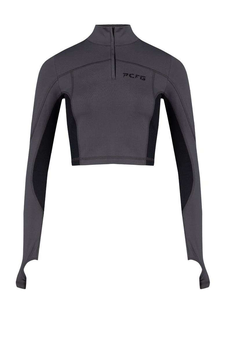 Your *Itch High Neck Active Top, Alternate, color, Anthracite