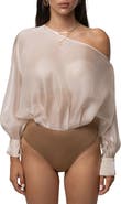 JLUXLABEL Resort Glow Organza Bodysuit