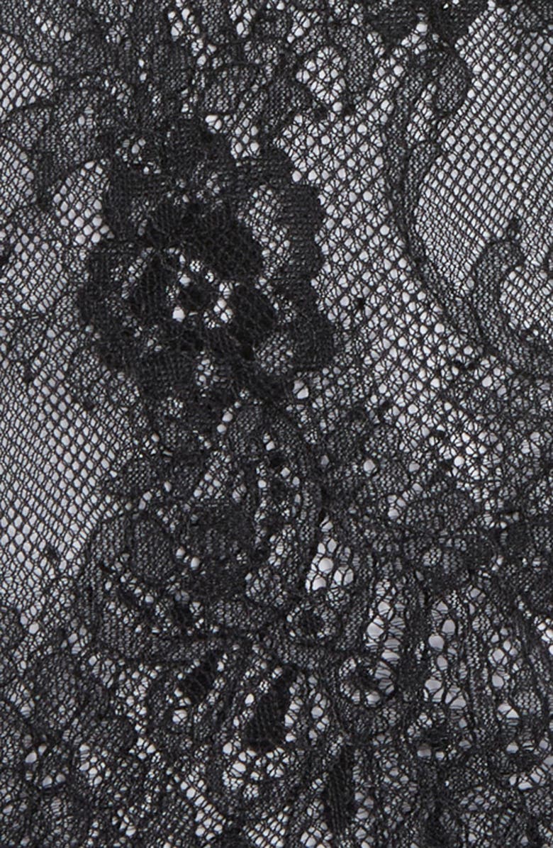 HIGH HEEL JUNGLE Chantilly Lace Long Gloves, Alternate, color, Black